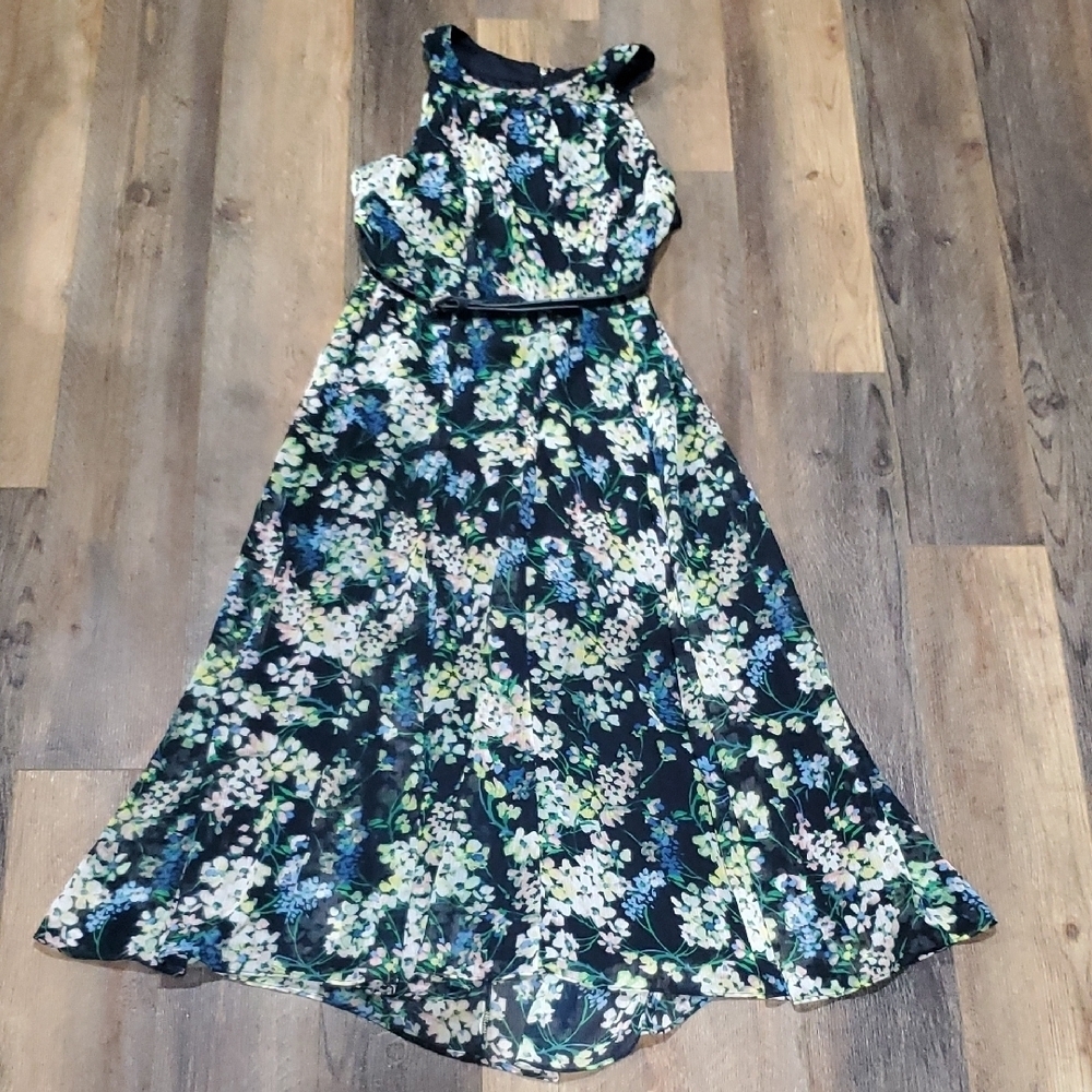 Tommy Hilfiger Blue Halter Midi Dress Wedding